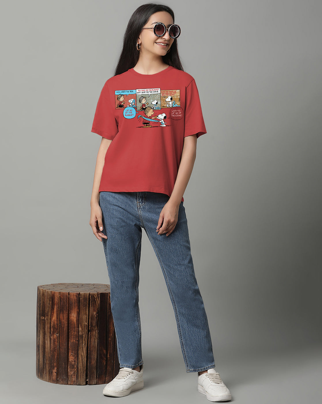 Peanuts Regular Fit Tshirt For Women