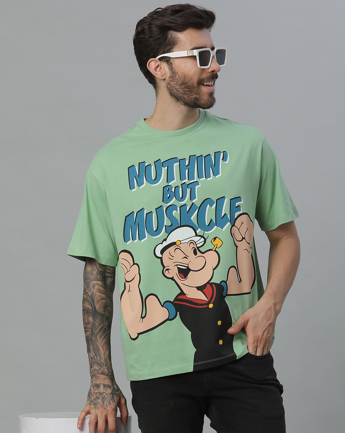 Popeye Oversized Tshirt For Men