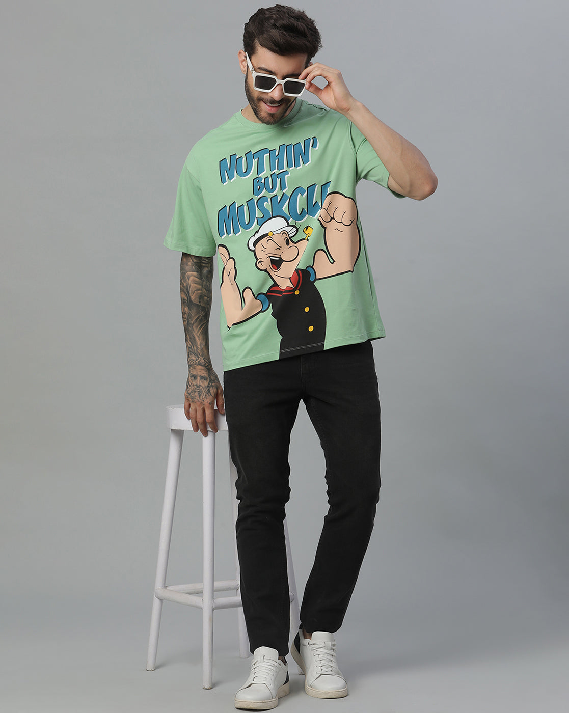 Popeye Oversized Tshirt For Men