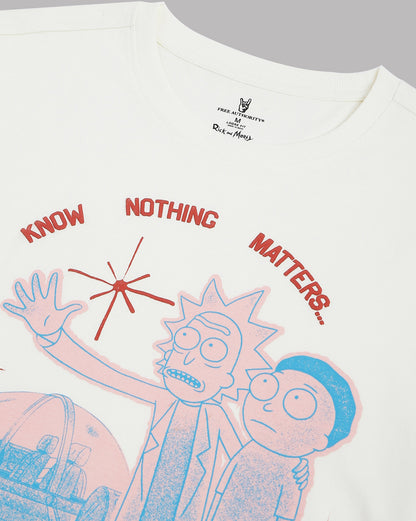 Rick & Morty Printed oversized Tshirt For Men