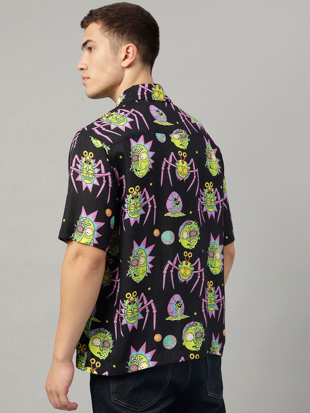 Rick & Morty Regular Fit Shirt For Men