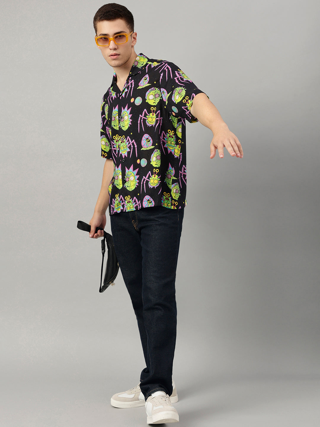 Rick & Morty Regular Fit Shirt For Men