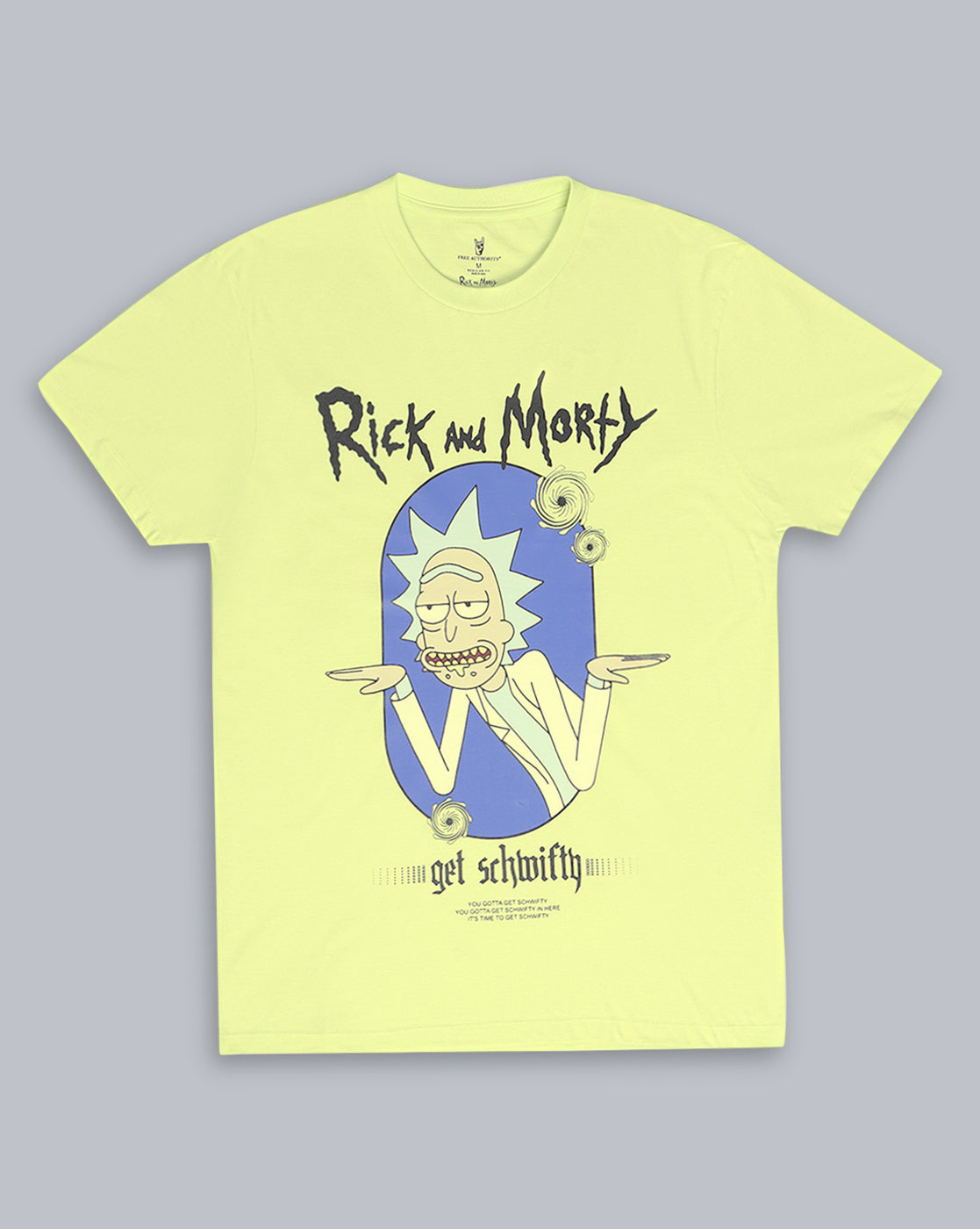 Rick & Morty Printed Regular Fit Tshirt For Men