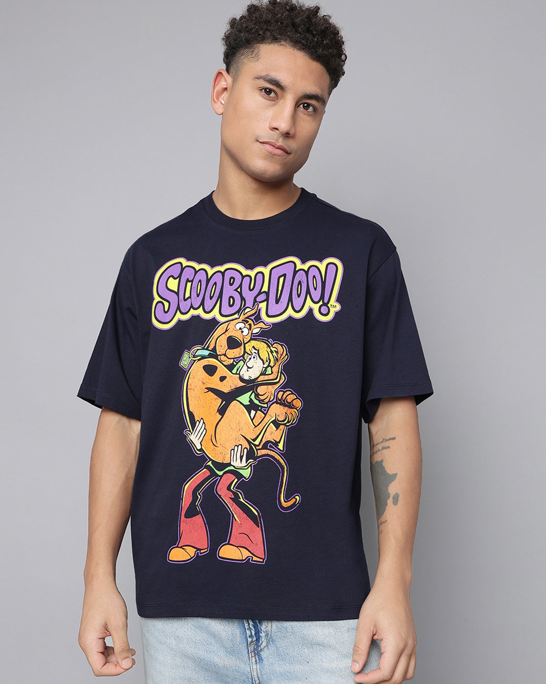 Scooby Doo Printed Oversized Tshirt For Men