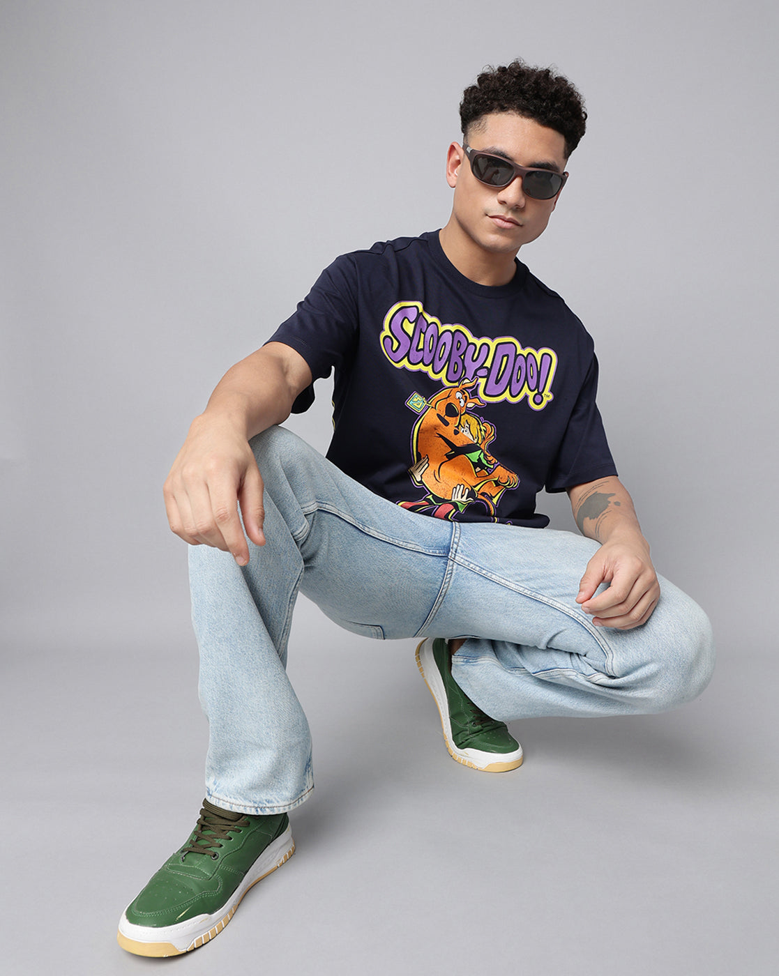 Scooby Doo Printed Oversized Tshirt For Men