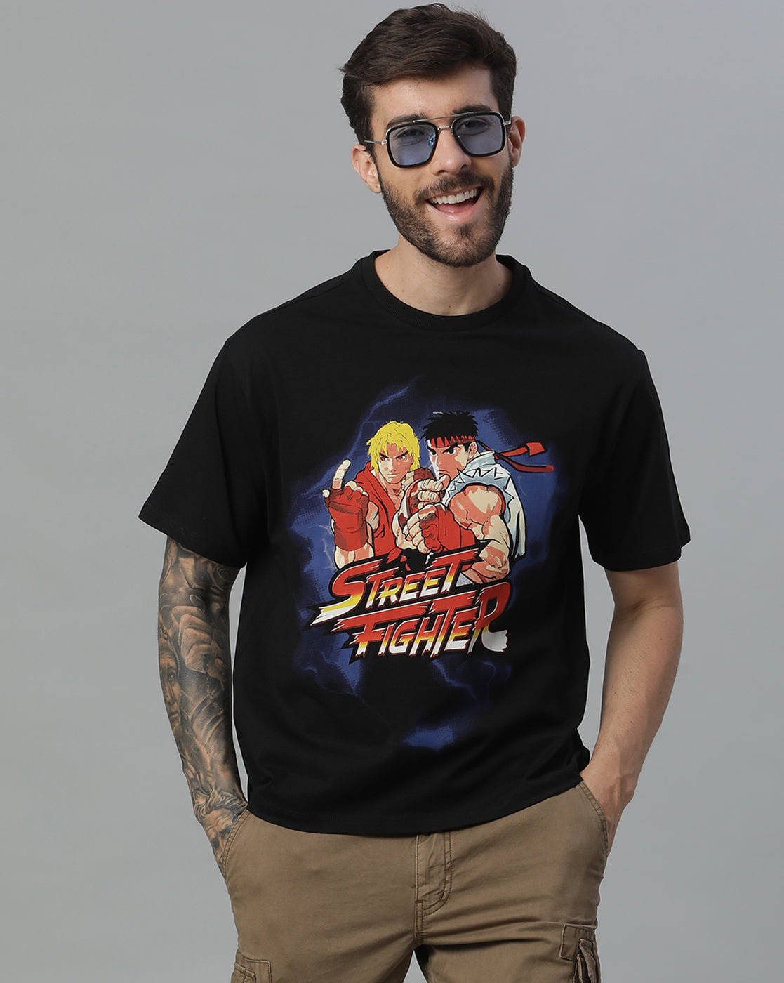 Street Fighter Oversized Tshirt For Men