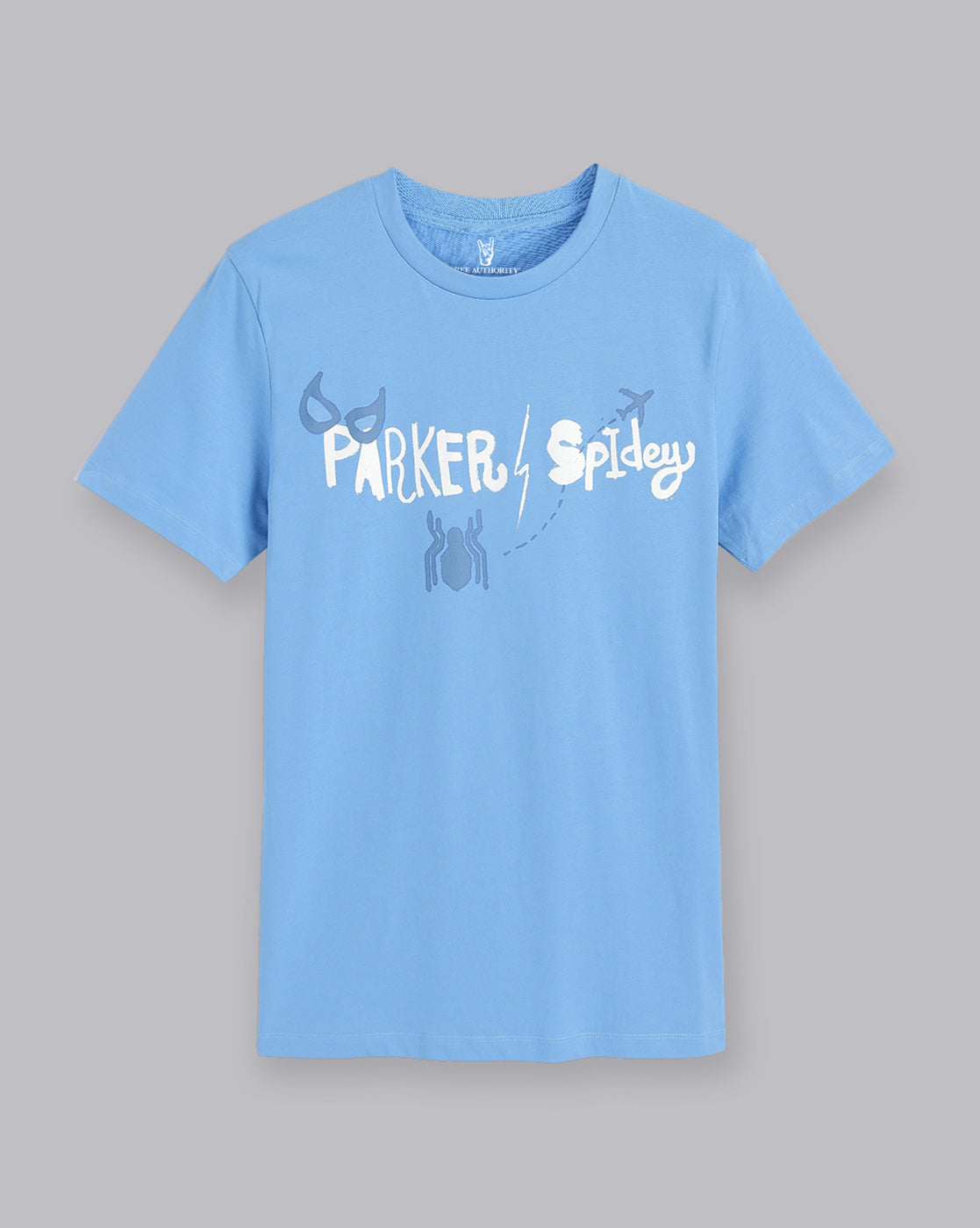 Spiderman Quirky Blue Tshirt Men