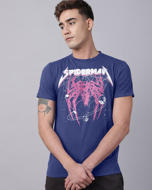 Spider-Man Printed Regular Fit Tshirt For Men