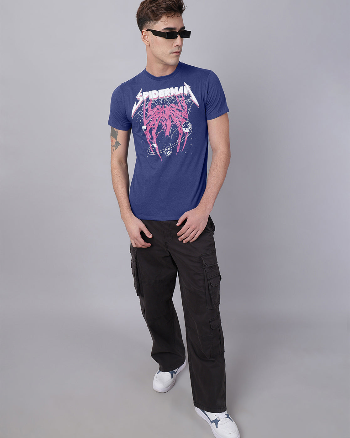 Spider-Man Printed Regular Fit Tshirt For Men