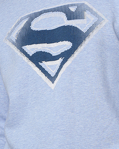 Superman Printed Regular Fit Sweatshirt For Men