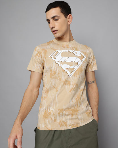 Superman Printed Regular Fit Tshirt For Men