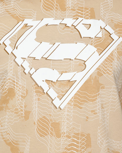 Superman Printed Regular Fit Tshirt For Men