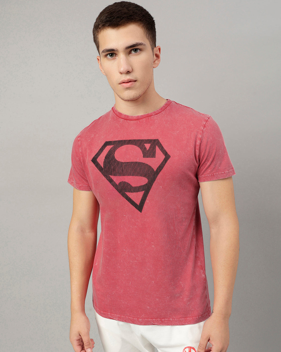 Superman Printed Regular Fit Tshirt For Men