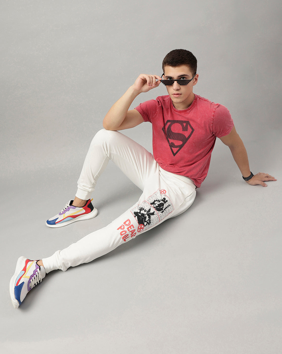 Superman Printed Regular Fit Tshirt For Men