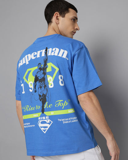 Superman Printed Oversized Tshirt For Men