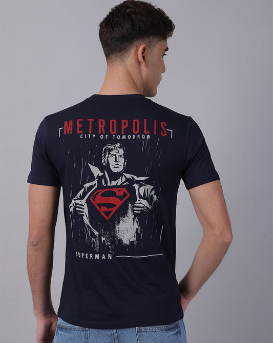 Superman Printed Regular Fit Tshirt For Men