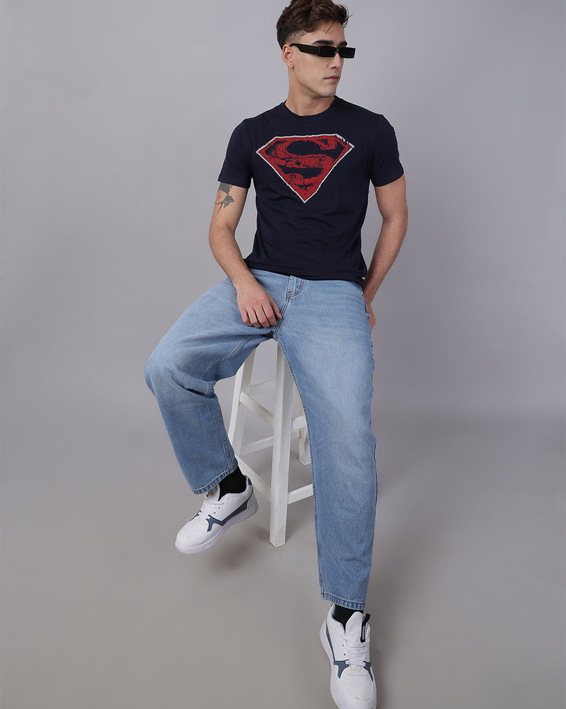 Superman Printed Regular Fit Tshirt For Men