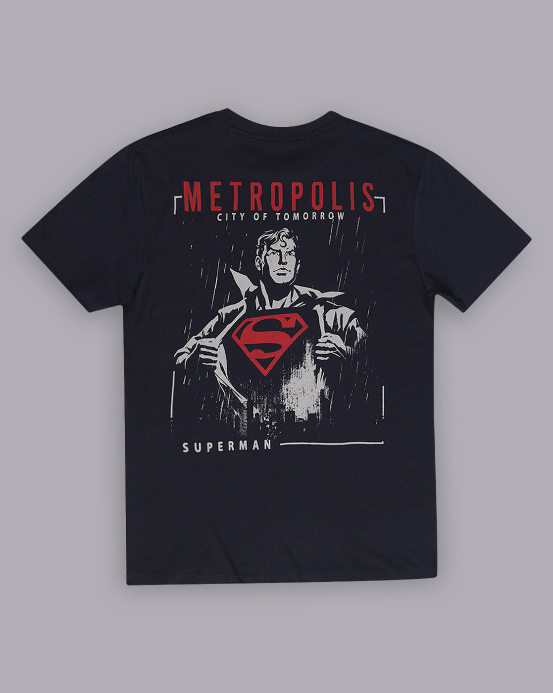 Superman Printed Regular Fit Tshirt For Men