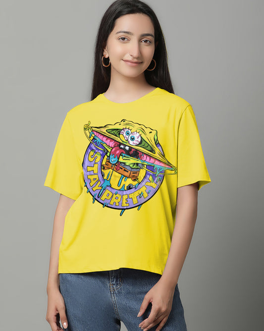 Spongebob Squarepants Oversized Tshirt For Women