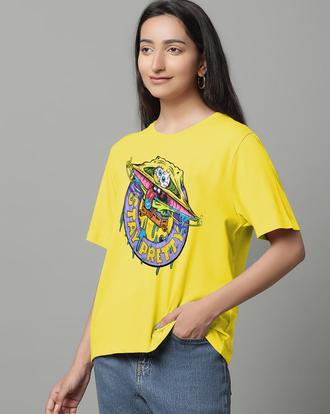 Spongebob Squarepants Oversized Tshirt For Women