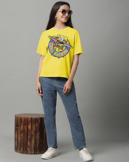 Spongebob Squarepants Oversized Tshirt For Women