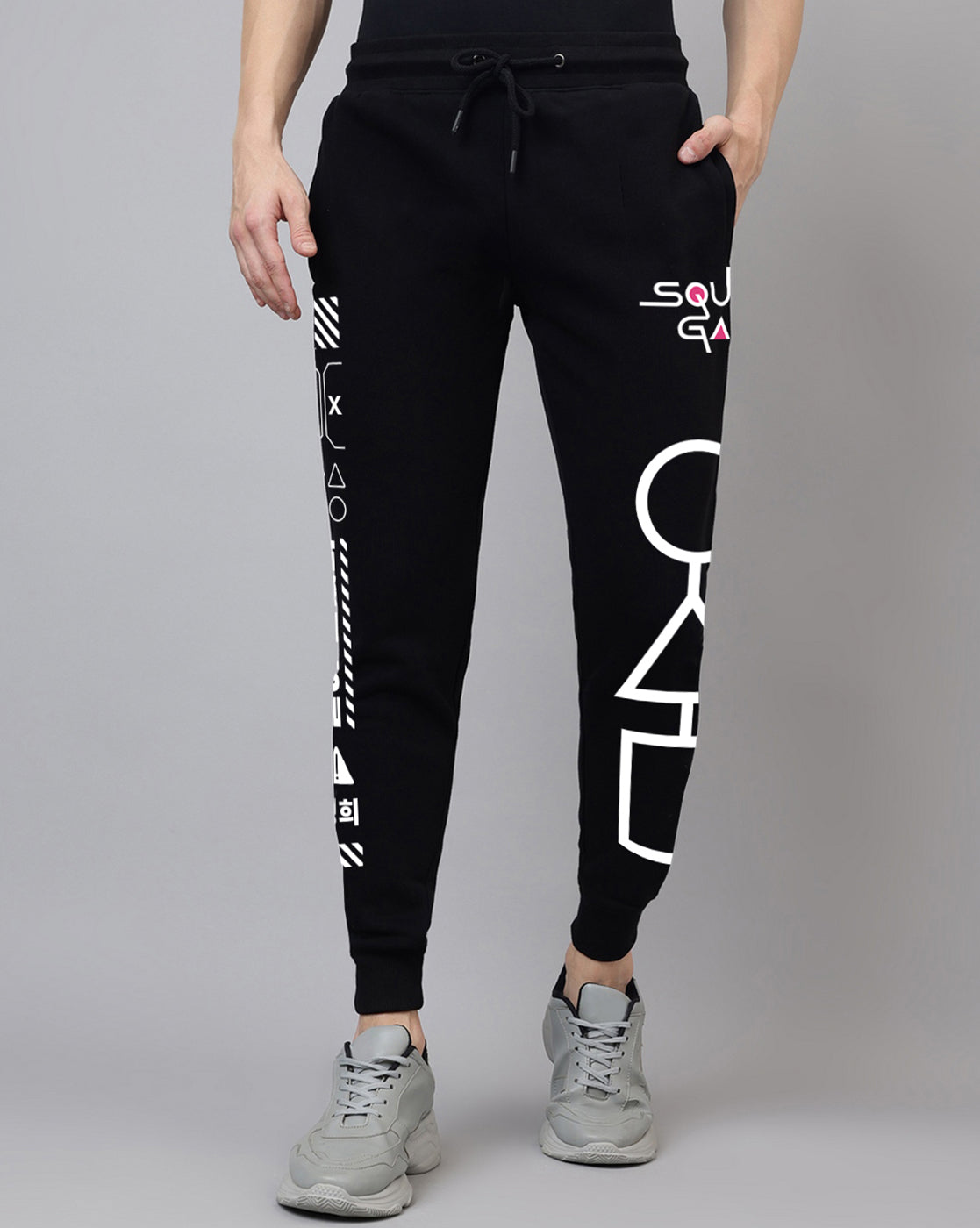 Squid Games Printed Regular Fit Jogger For Men