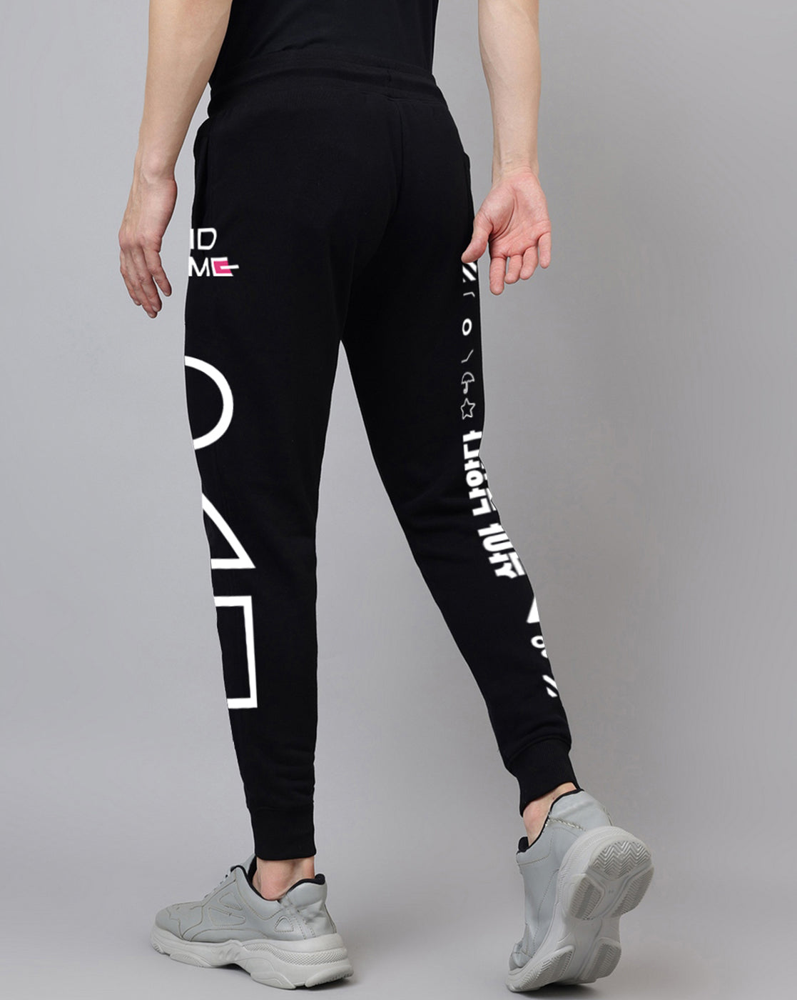 Squid Games Printed Regular Fit Jogger For Men