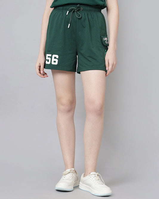 Squid Game Printed Regular Fit Shorts For Women