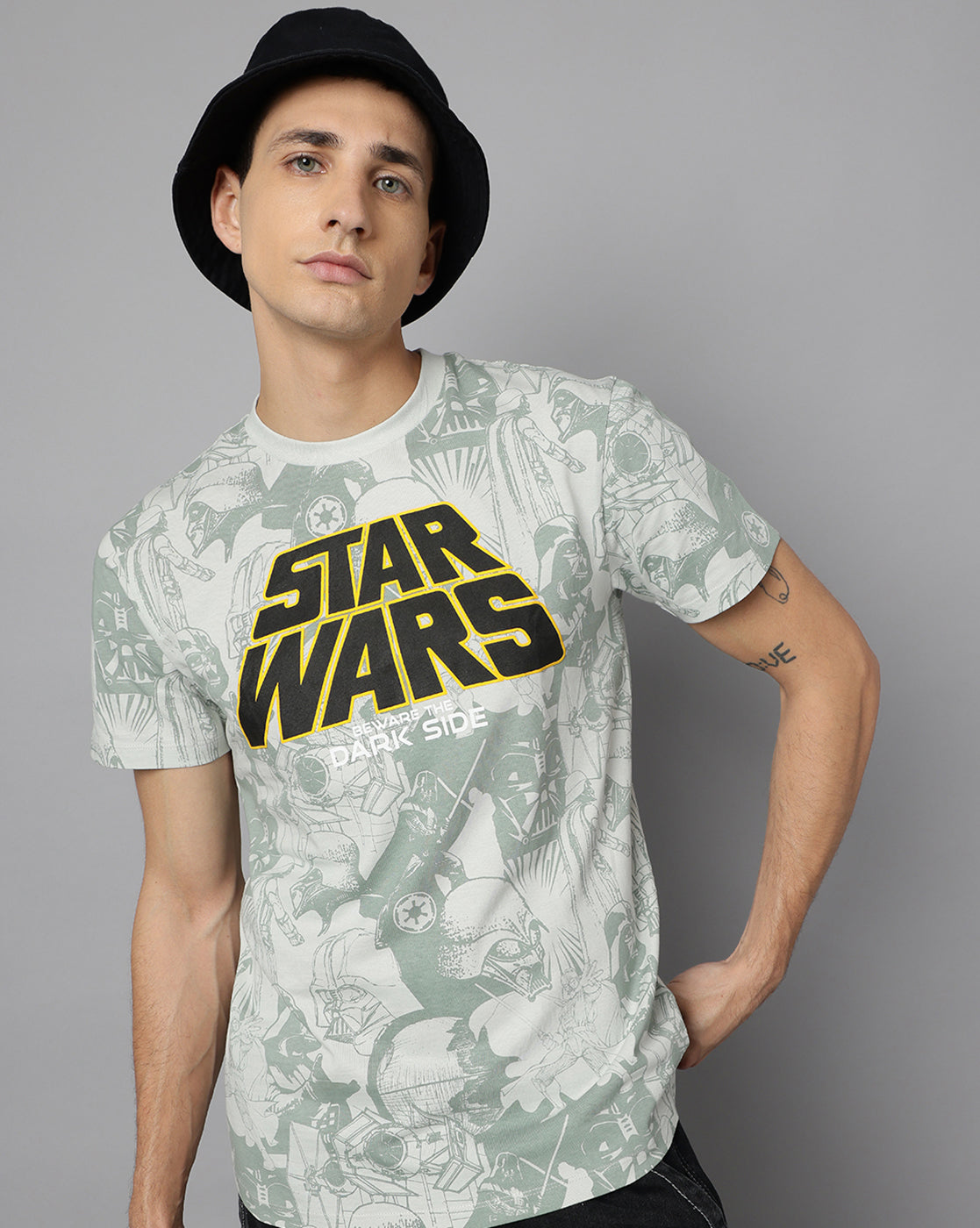 Star Wars Printed Regular Fit Tshirt For Men