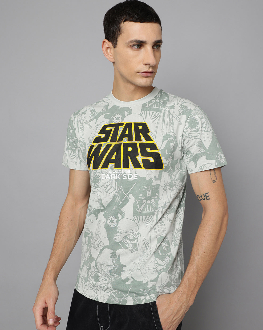 Star Wars Printed Regular Fit Tshirt For Men