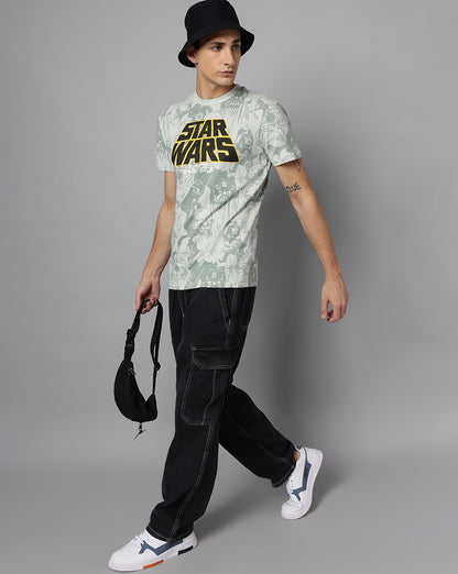 Star Wars Printed Regular Fit Tshirt For Men