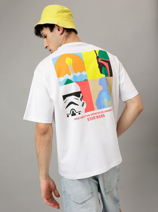 Star Wars Ep- Ix Printed Oversized Tshirt For Men