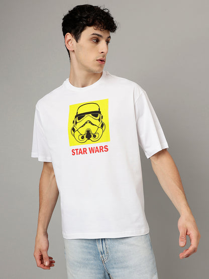 Star Wars Ep- Ix Printed Oversized Tshirt For Men