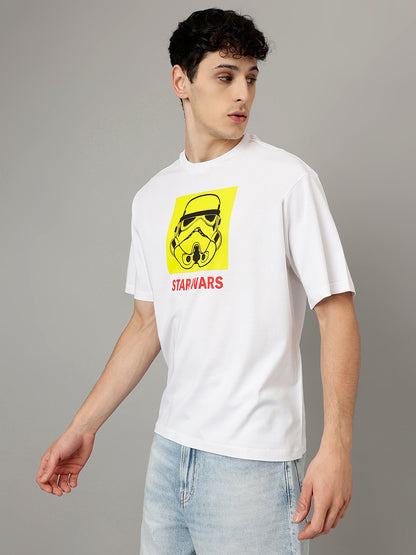 Star Wars Ep- Ix Printed Oversized Tshirt For Men