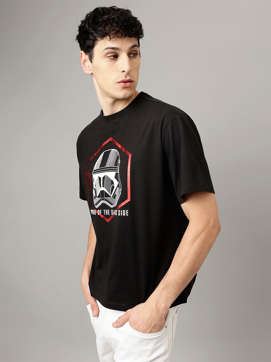 Star Wars Ep- Ix Printed Oversized Tshirt For Men