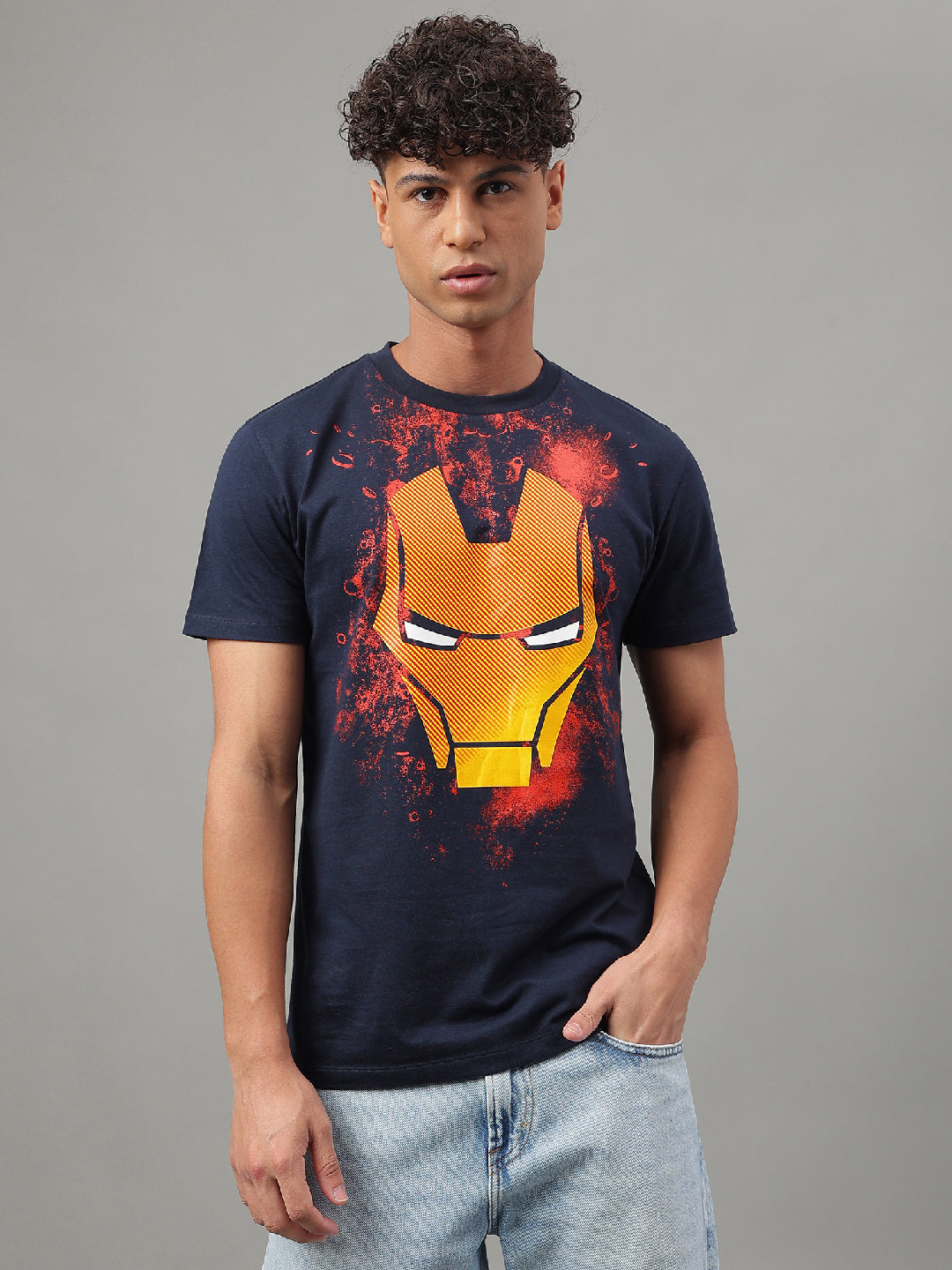 Iron Man Navy Tshirt For Men