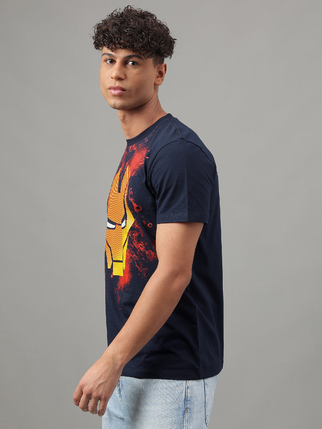 Iron Man Navy Tshirt For Men