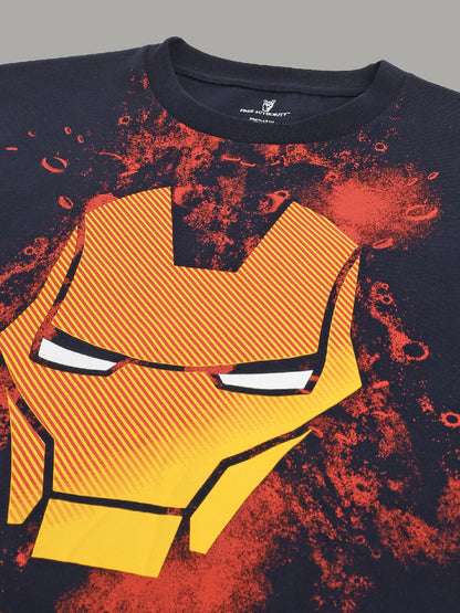 Iron Man Navy Tshirt For Men