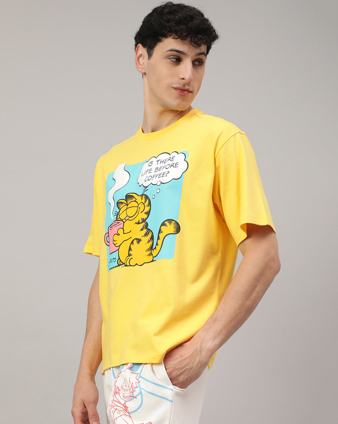 Garfield Oversized Fit Tshirt For Men