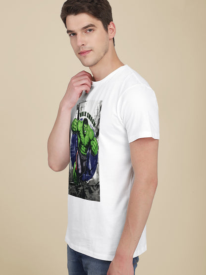 Hulk White Tshirt For Men