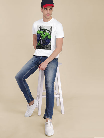 Hulk White Tshirt For Men