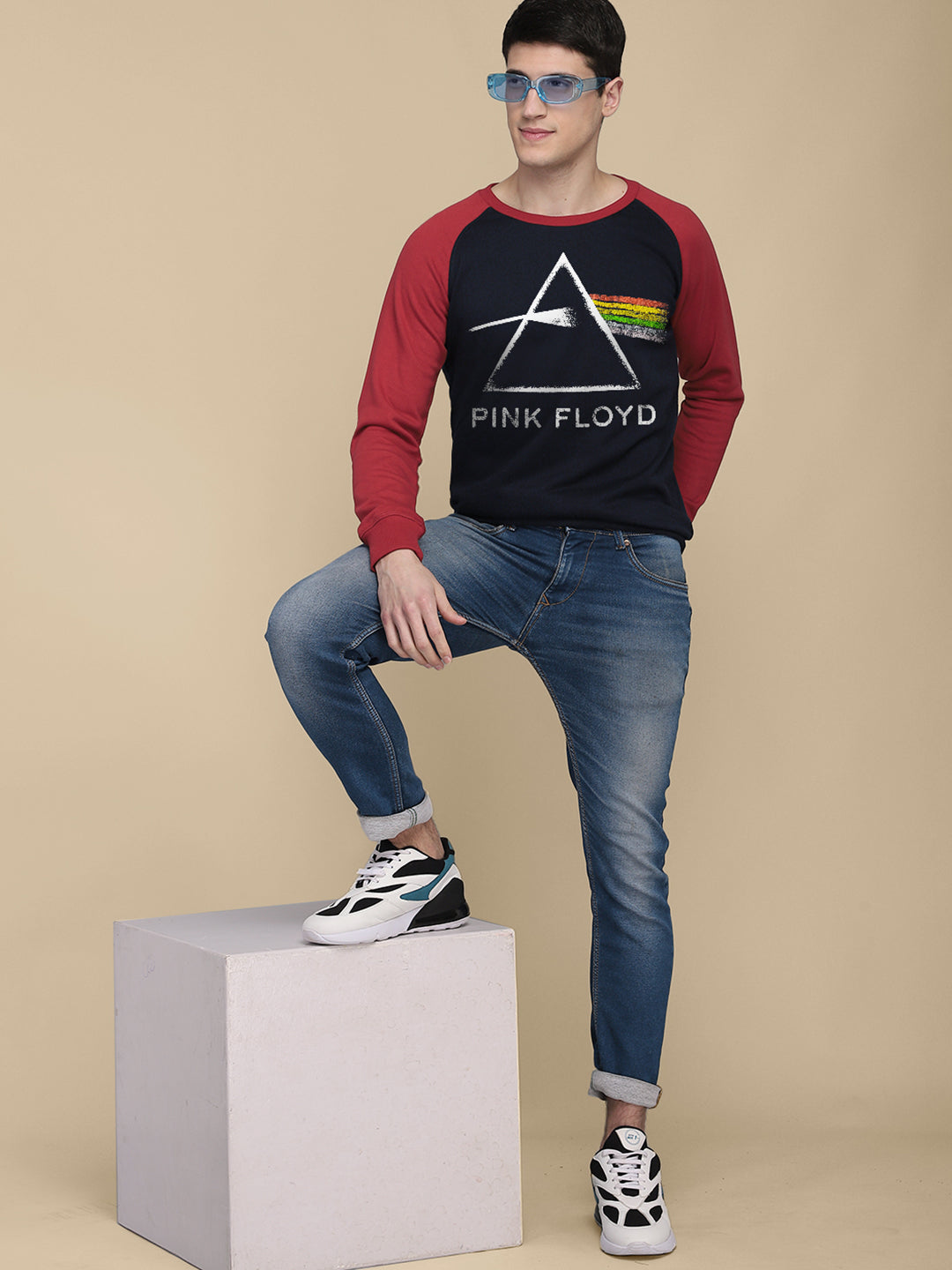 Pink Floyd Navy Sweatshirt For Men