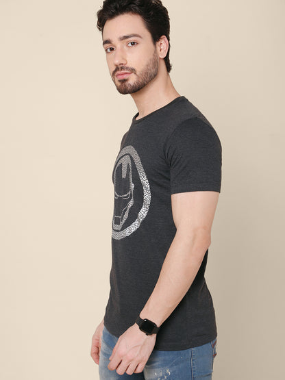 Iron Man Grey Tshirt For Men