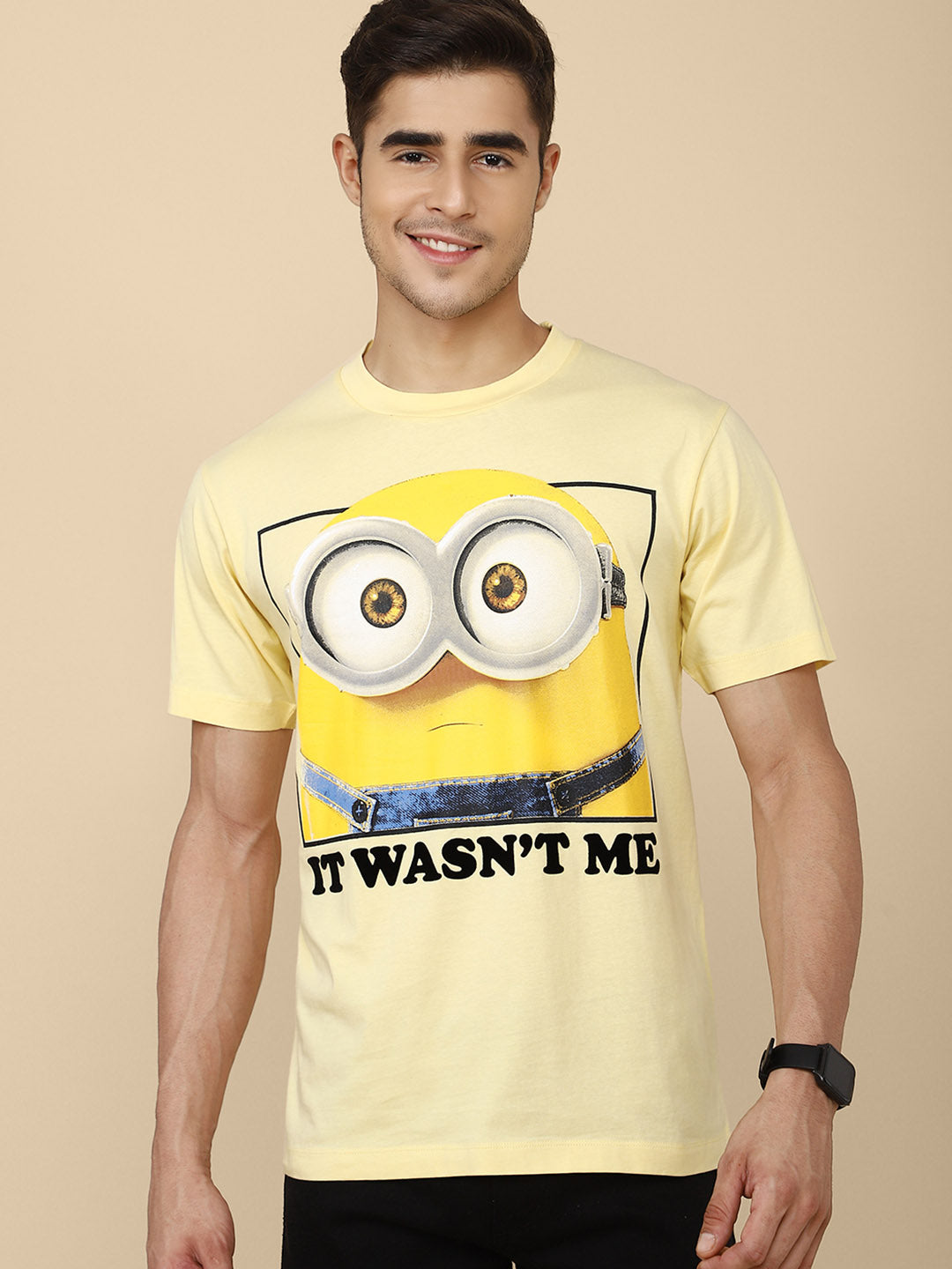 Minions Yellow Tshirt For Men