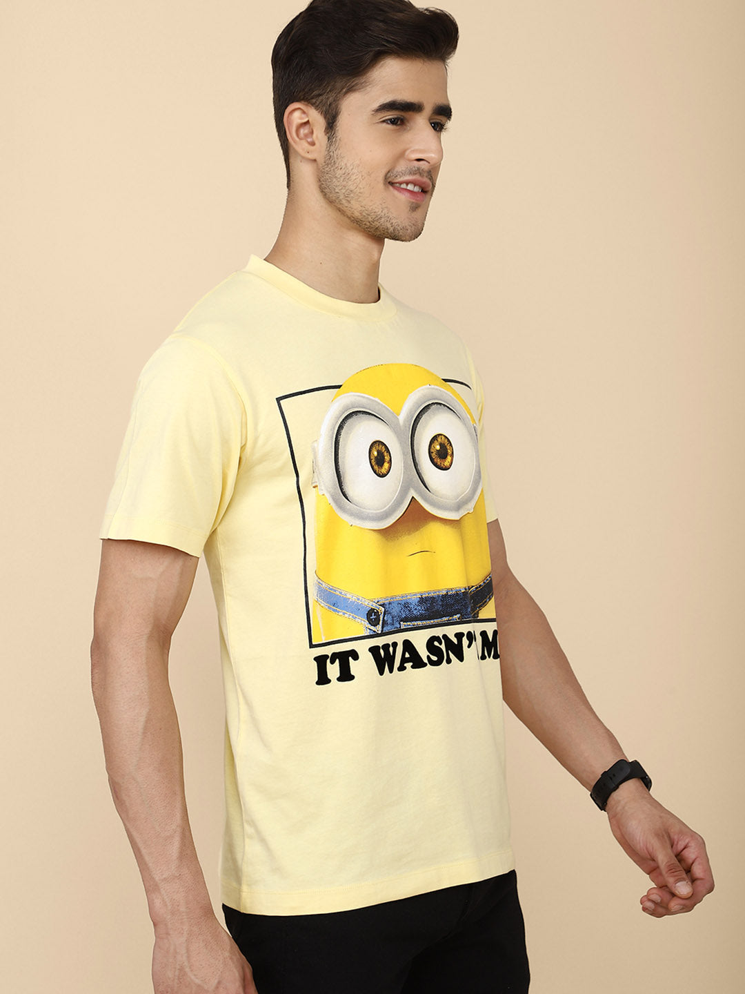 Minions Yellow Tshirt For Men