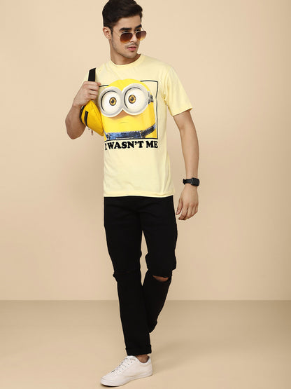 Minions Yellow Tshirt For Men