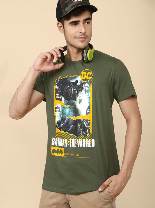 Batman Green Tshirt For Men