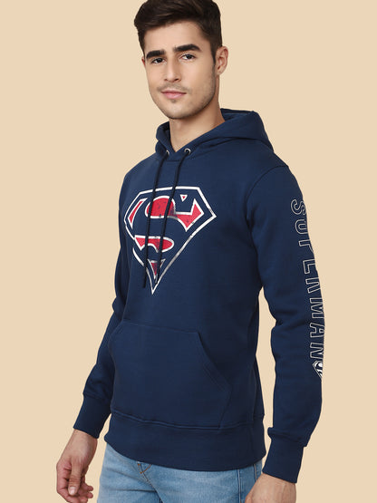 Superman Blue Hoodie For Men