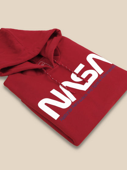 NASA Red Hoodie For Men