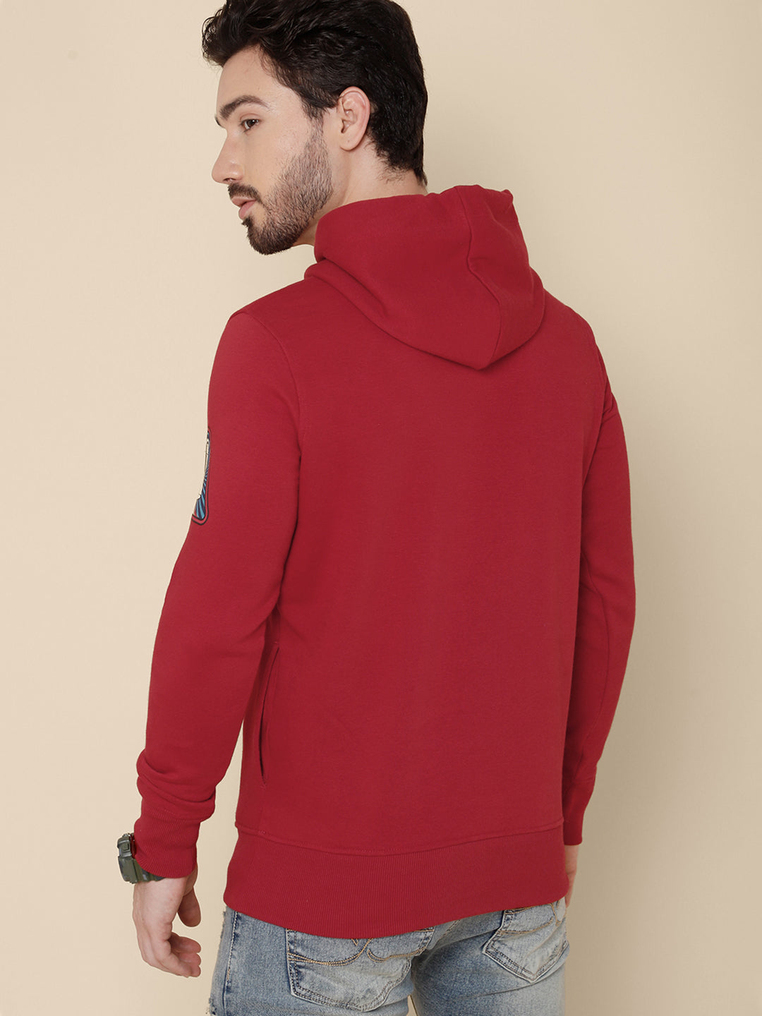 NASA Red Hoodie For Men